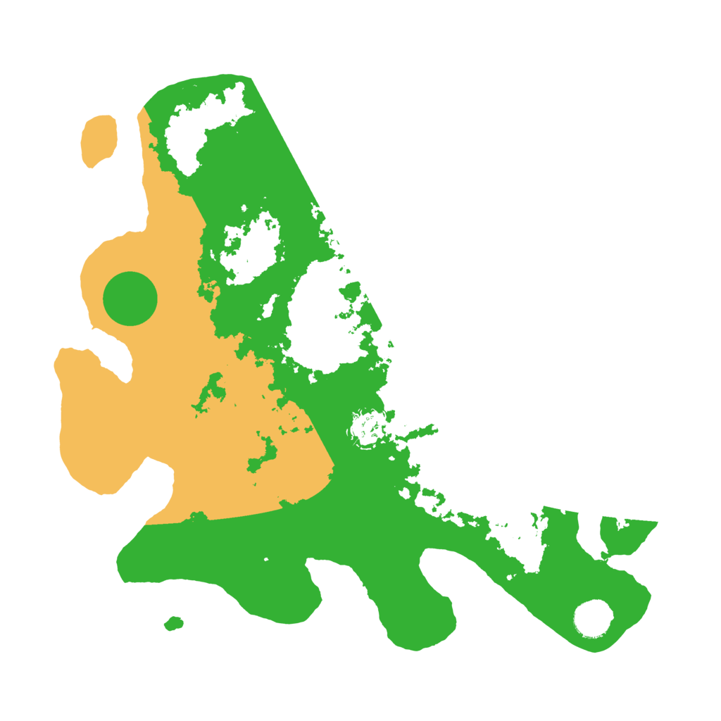 Biome Rust Map: Barren, Size: 3500, Seed: 1344148517