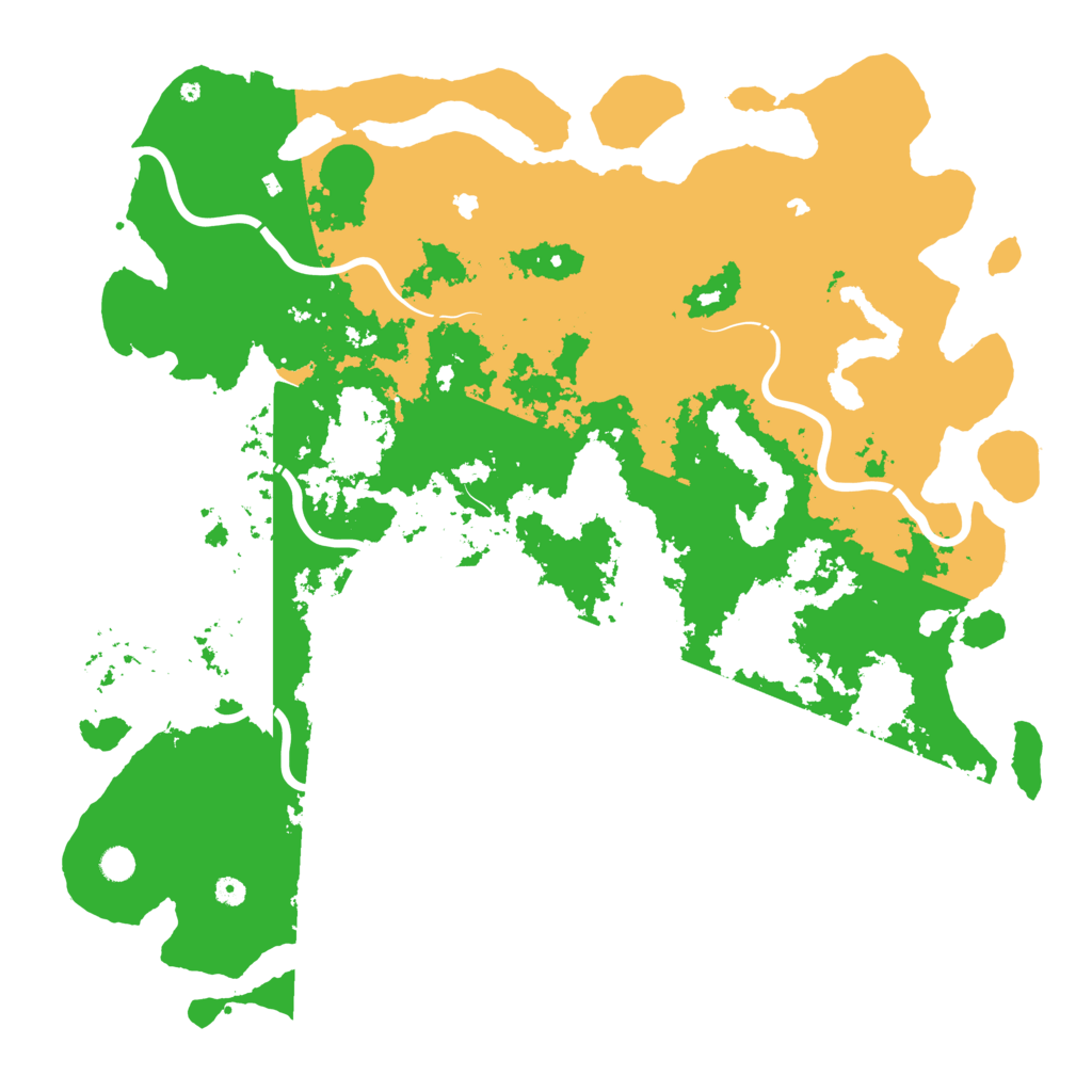 Biome Rust Map: Procedural Map, Size: 5500, Seed: 555