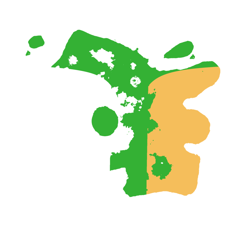 Biome Rust Map: Procedural Map, Size: 2451, Seed: 3547