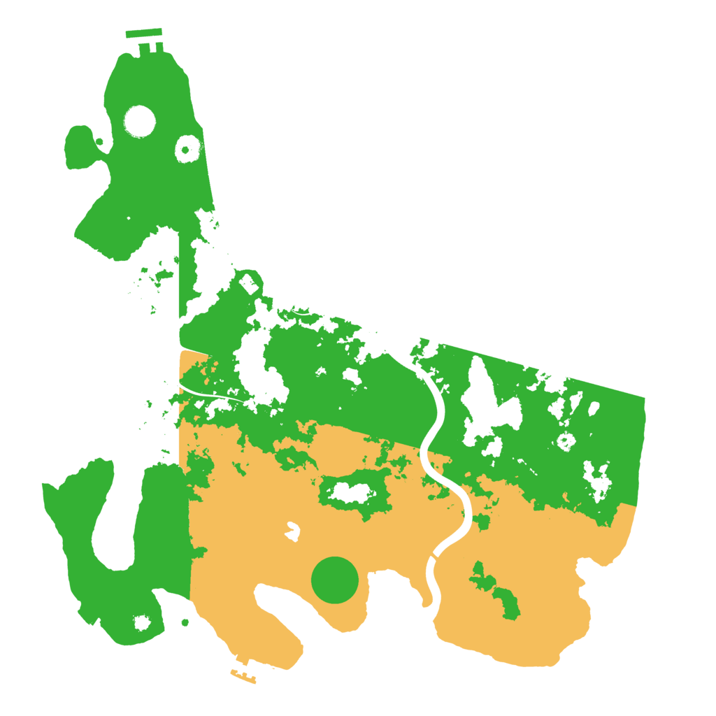 Biome Rust Map: Procedural Map, Size: 4000, Seed: 329426969
