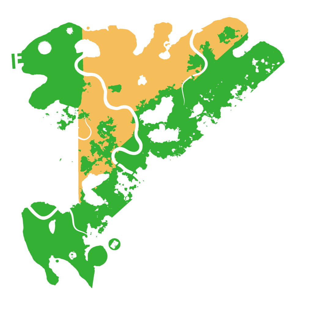 Biome Rust Map: Procedural Map, Size: 4200, Seed: 20