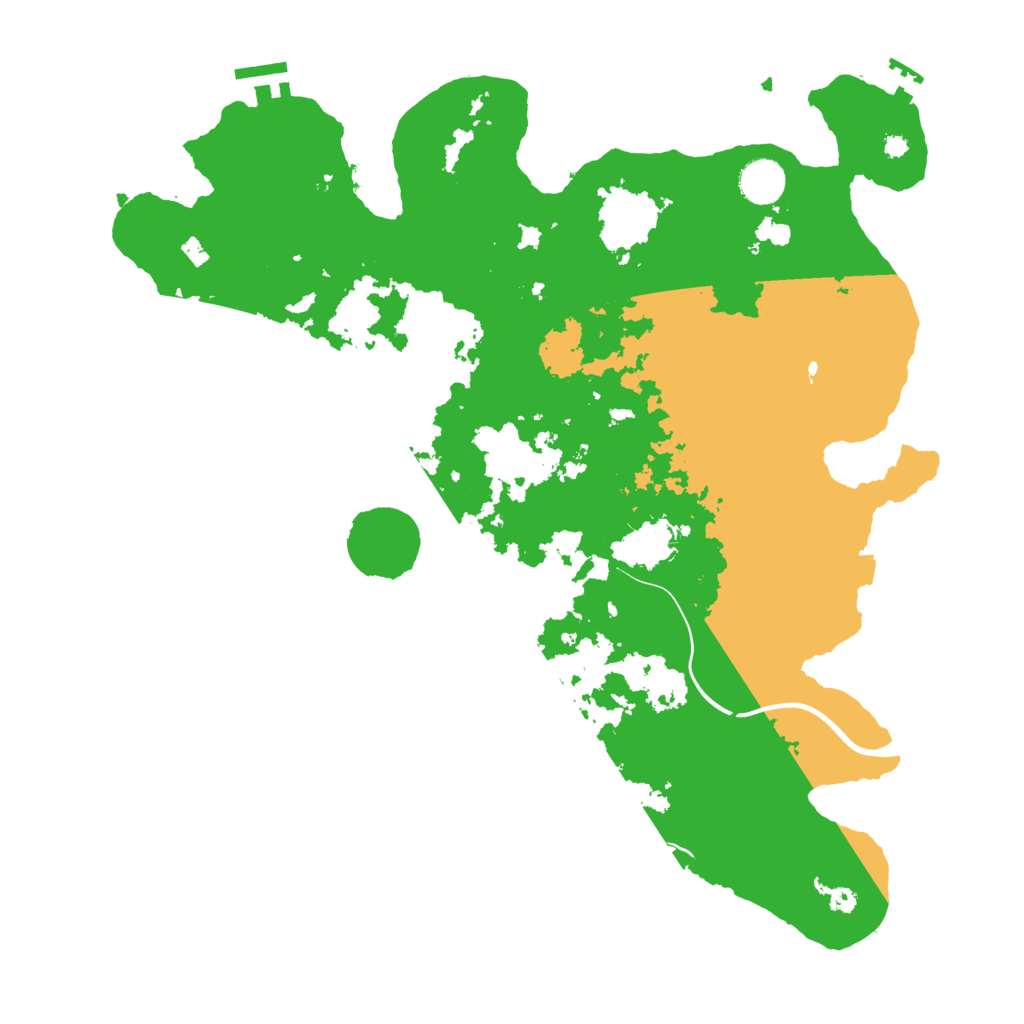 Biome Rust Map: Procedural Map, Size: 3952, Seed: 4857