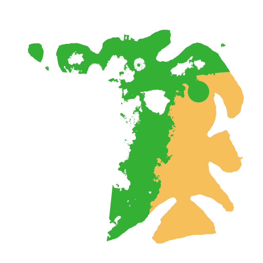 Biome Rust Map: Procedural Map, Size: 3250, Seed: 2022052591