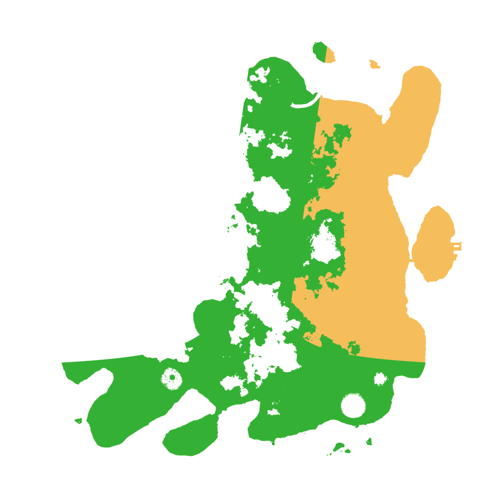 Biome Rust Map: Procedural Map, Size: 3600, Seed: 3146734