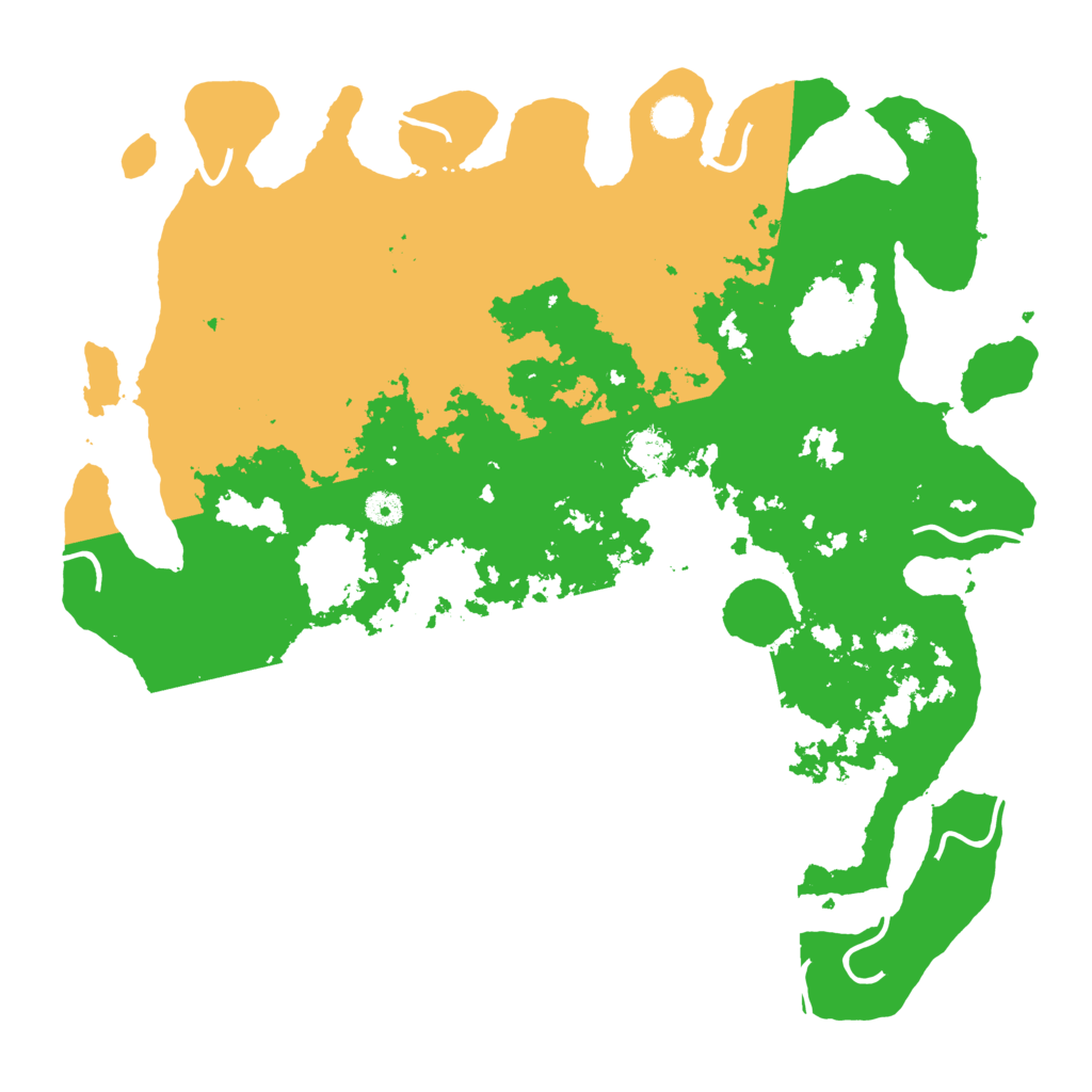 Biome Rust Map: Procedural Map, Size: 4500, Seed: 2130580765