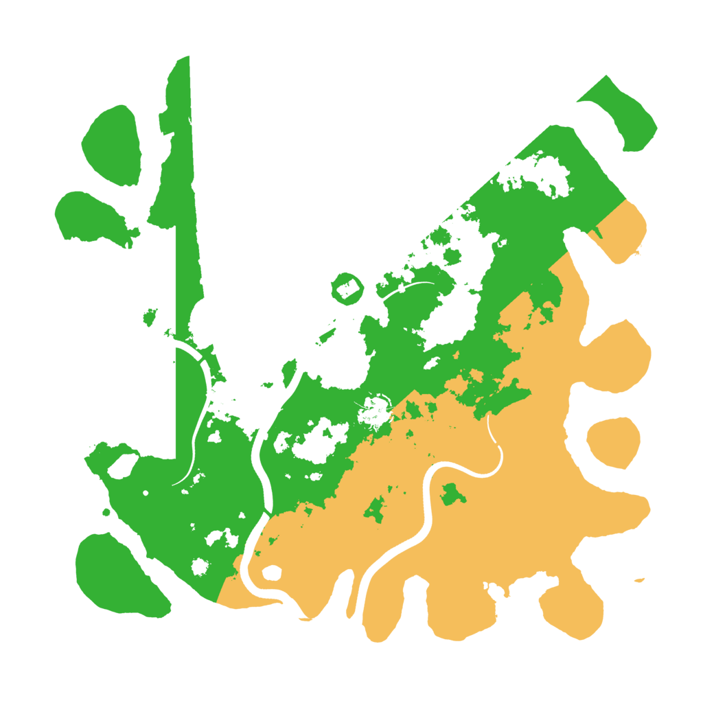 Biome Rust Map: Procedural Map, Size: 3700, Seed: 1539665065