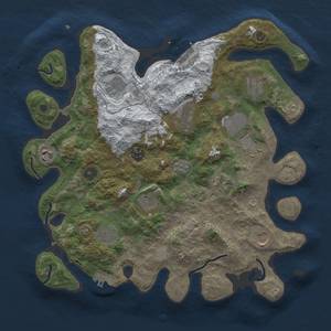 Thumbnail Rust Map: Procedural Map, Size: 3700, Seed: 1539665065, 19 Monuments