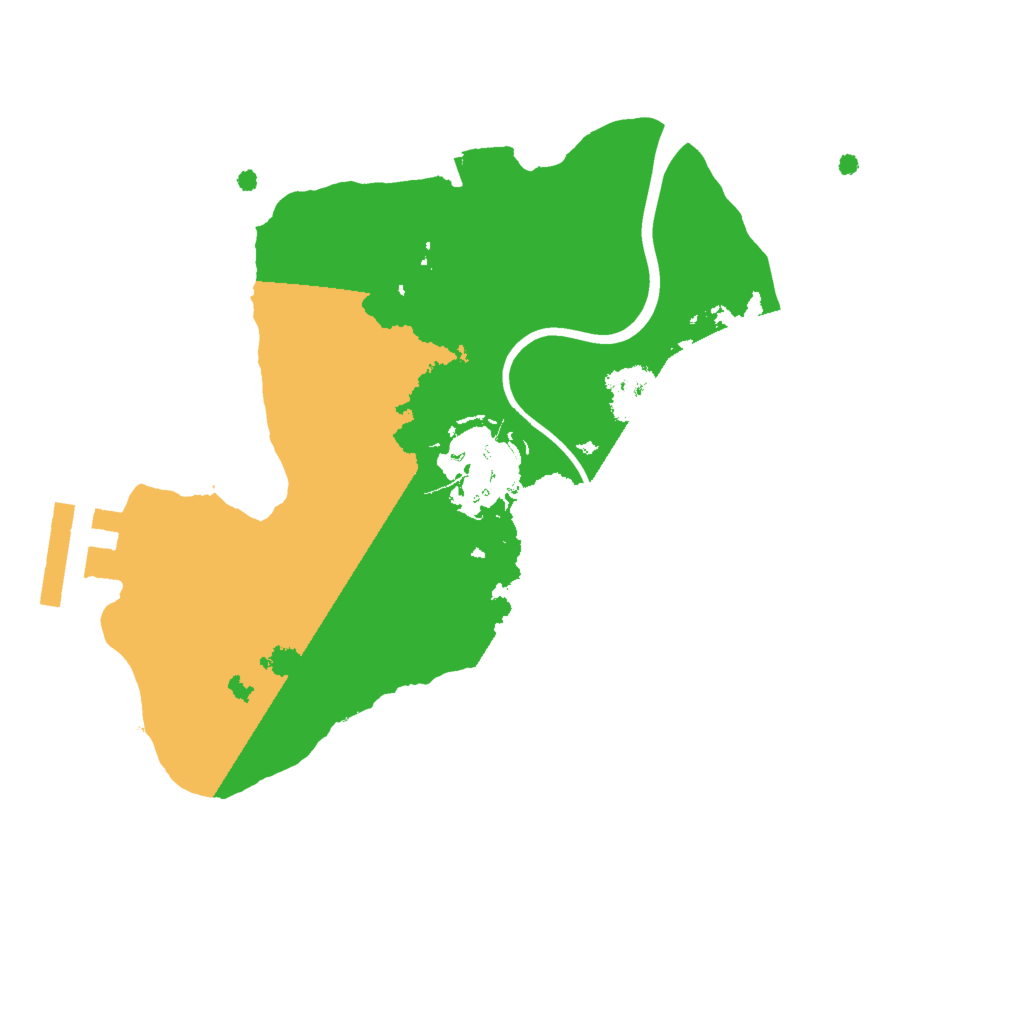 Biome Rust Map: Procedural Map, Size: 2000, Seed: 19