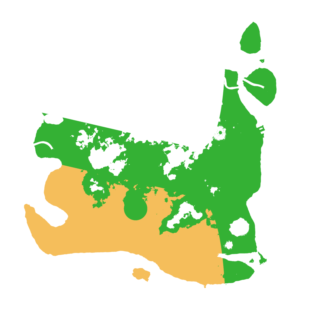 Biome Rust Map: Procedural Map, Size: 3500, Seed: 504