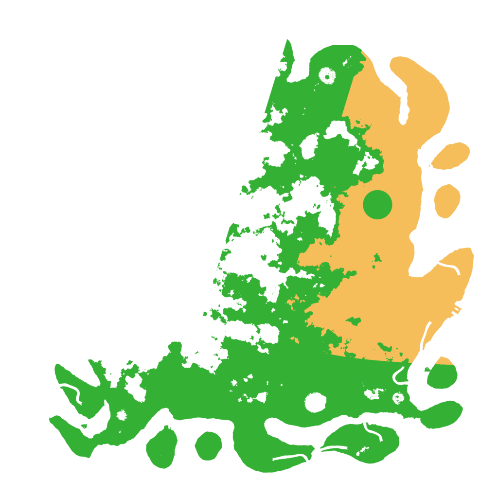 Biome Rust Map: Procedural Map, Size: 4500, Seed: 1106338525