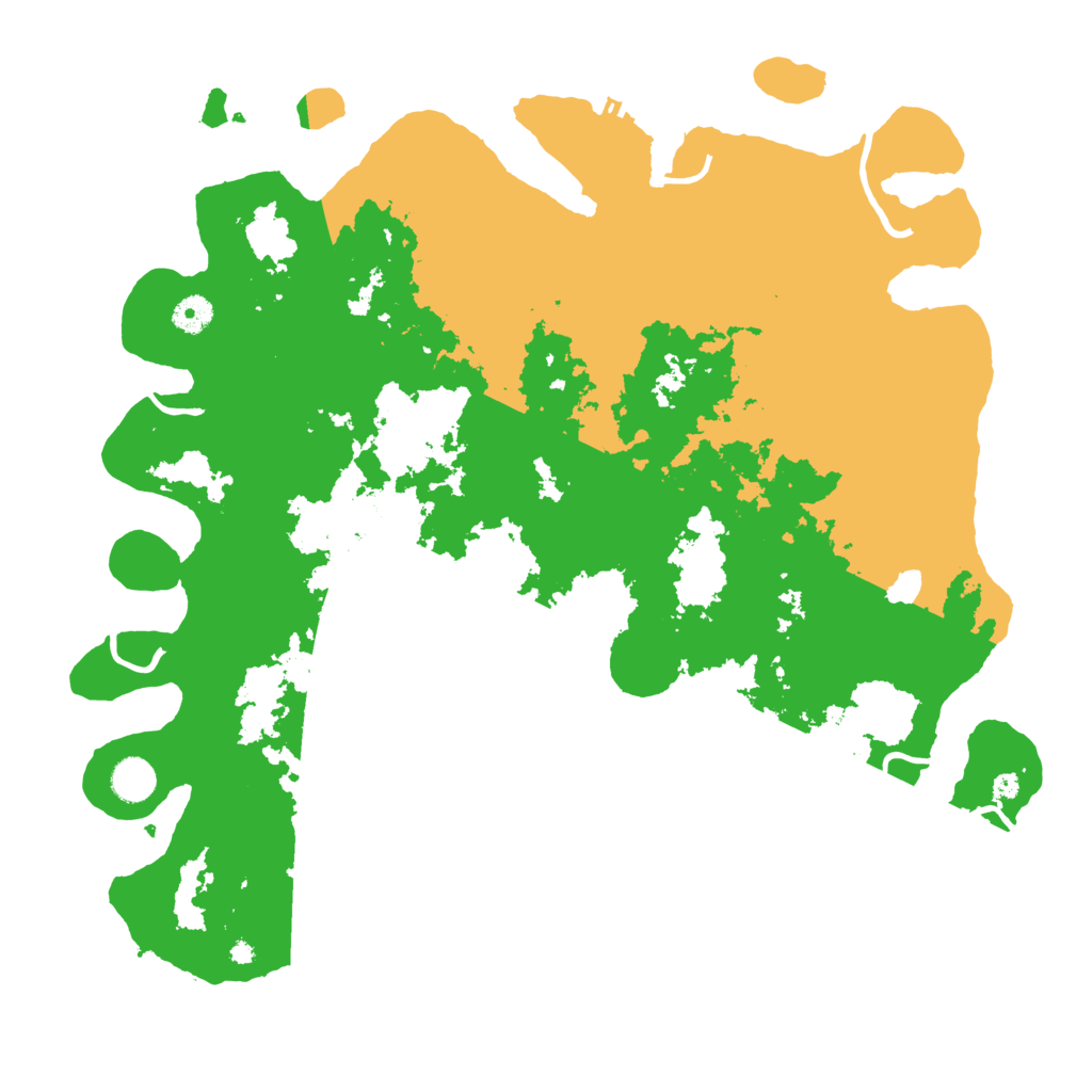 Biome Rust Map: Procedural Map, Size: 4300, Seed: 2014547