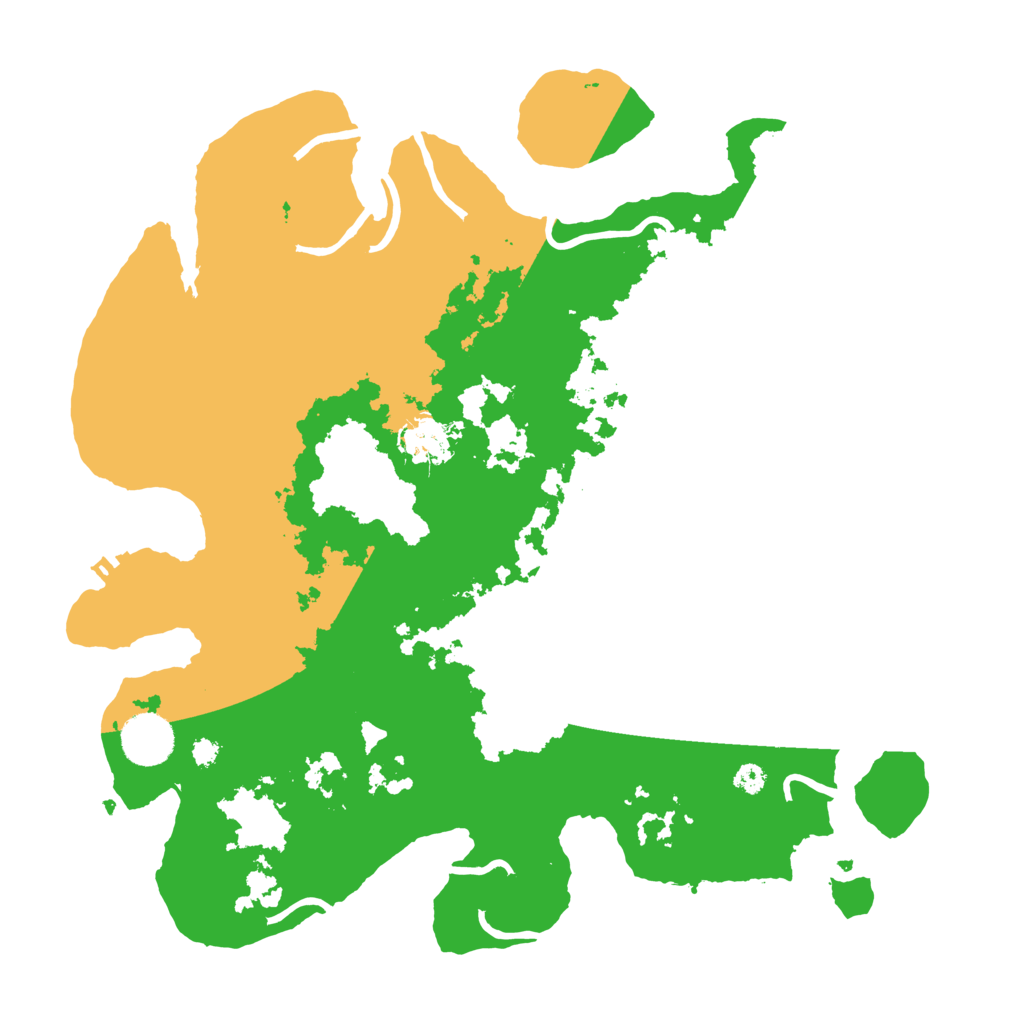 Biome Rust Map: Procedural Map, Size: 3500, Seed: 1916602425