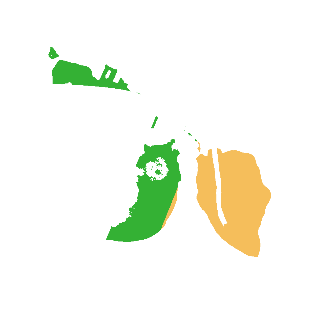 Biome Rust Map: Procedural Map, Size: 1450, Seed: 12345