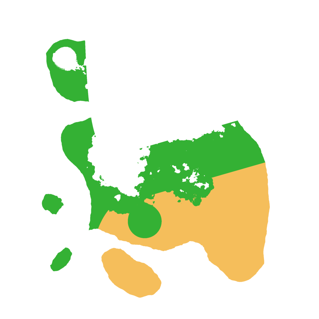 Biome Rust Map: Barren, Size: 2500, Seed: 8624358