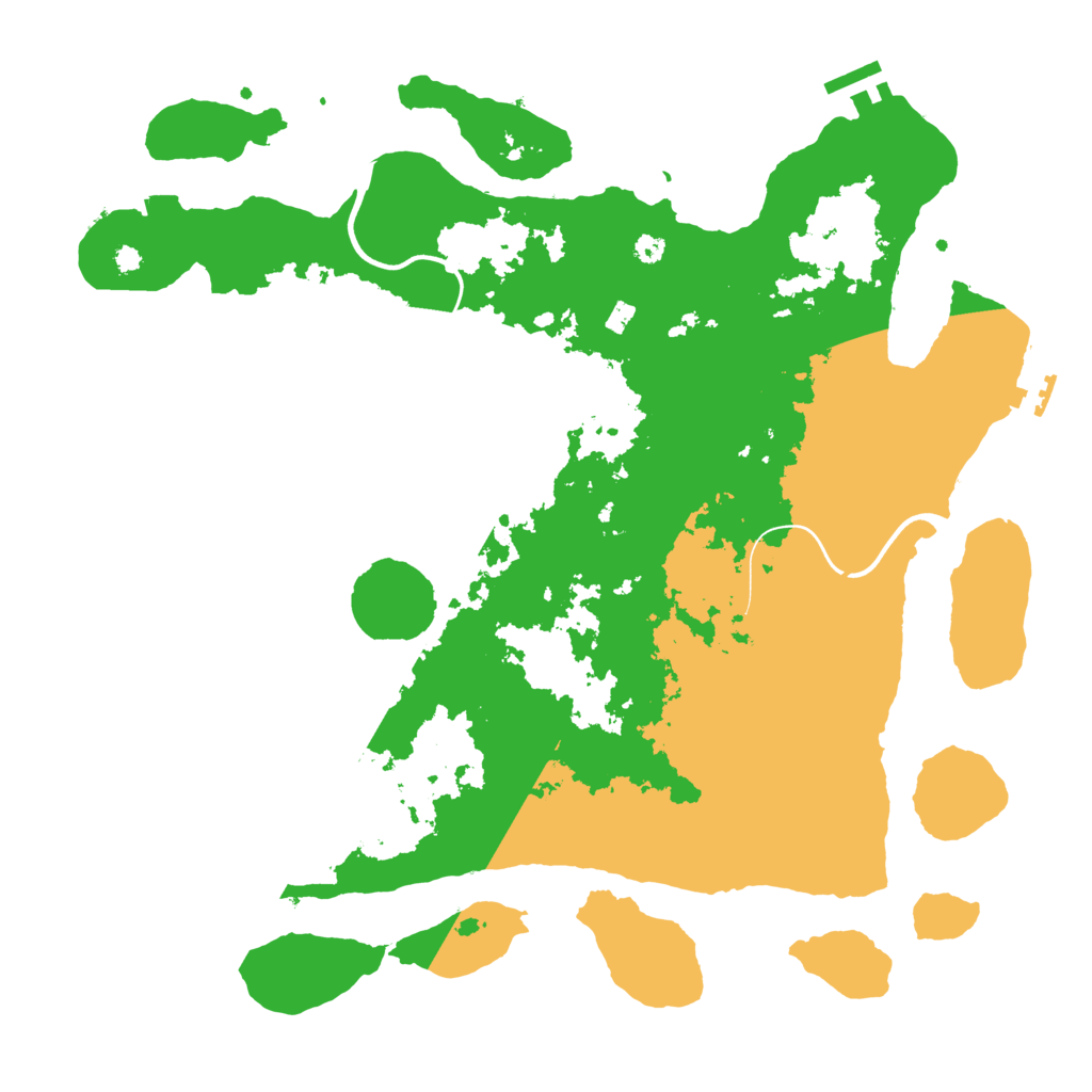 Biome Rust Map: Procedural Map, Size: 3750, Seed: 644796918