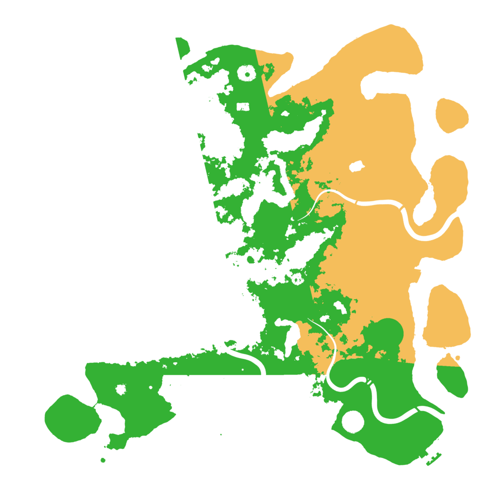 Biome Rust Map: Procedural Map, Size: 4250, Seed: 357899150