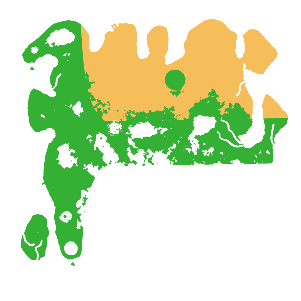 Biome Rust Map: Procedural Map, Size: 3900, Seed: 990303