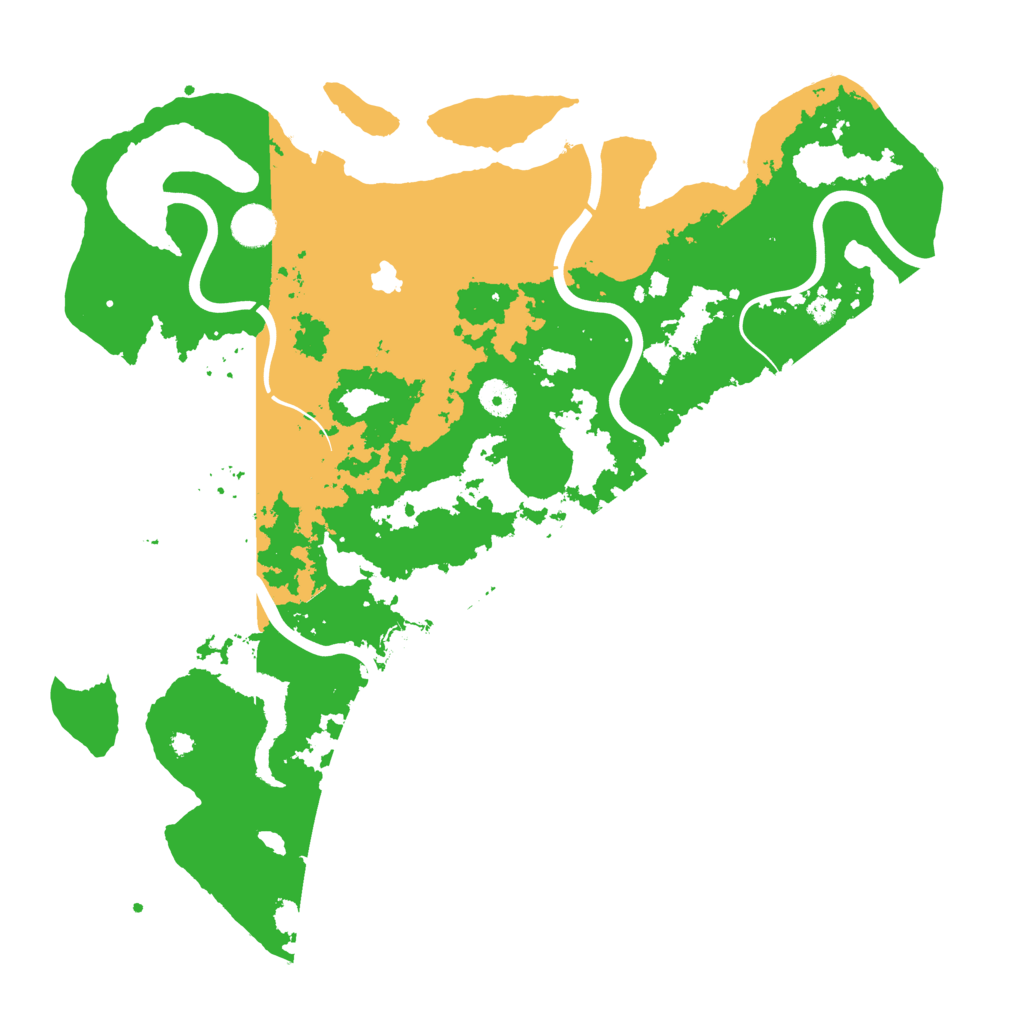 Biome Rust Map: Procedural Map, Size: 4200, Seed: 744814