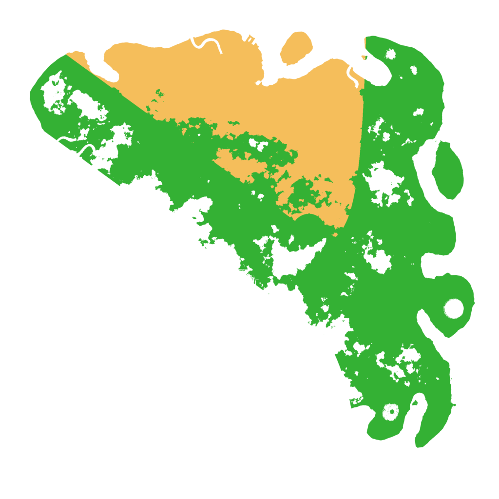 Biome Rust Map: Procedural Map, Size: 4500, Seed: 35941