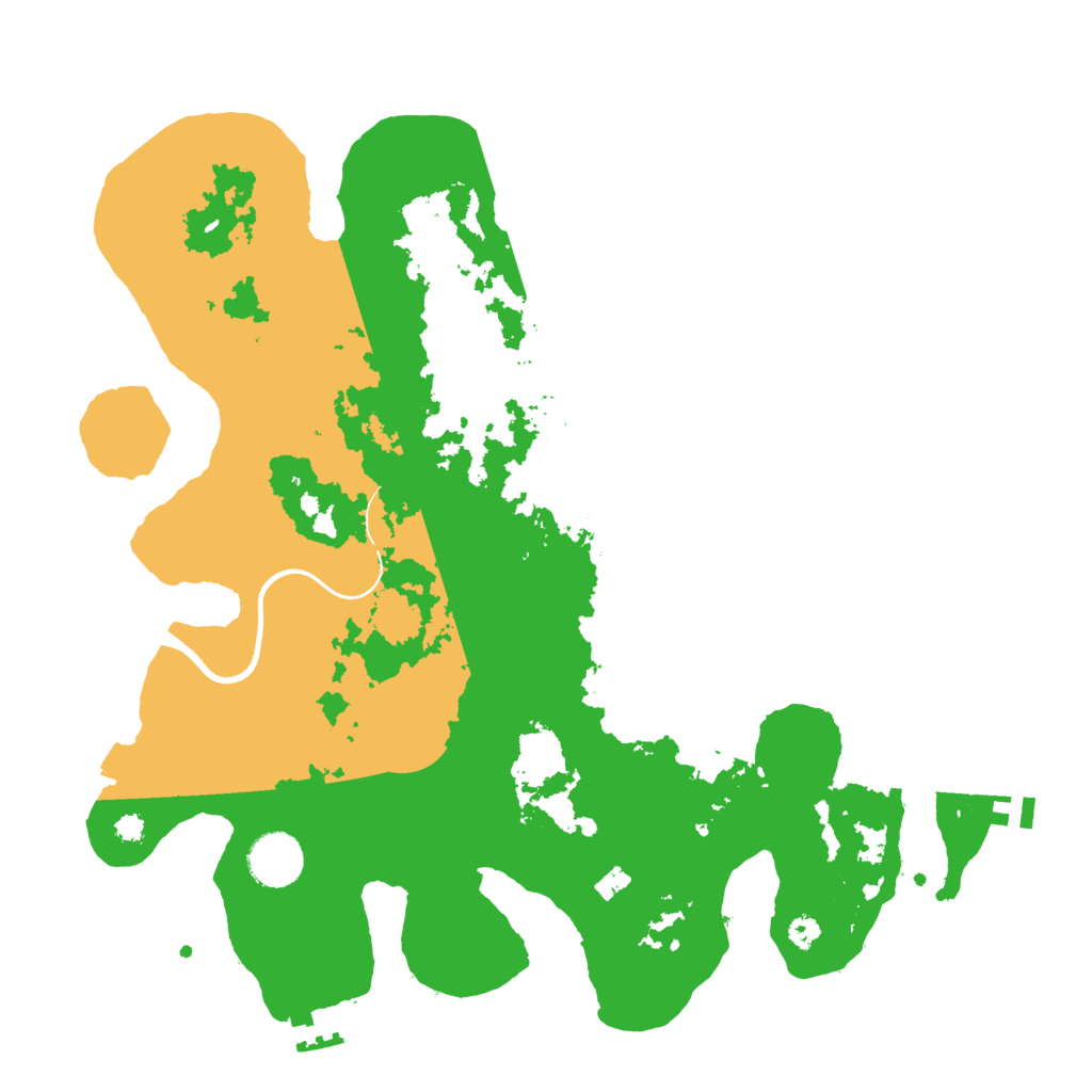 Biome Rust Map: Procedural Map, Size: 3500, Seed: 522605
