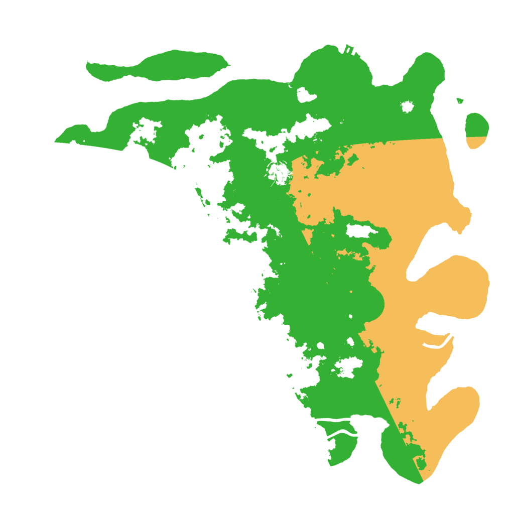 Biome Rust Map: Procedural Map, Size: 3900, Seed: 656308