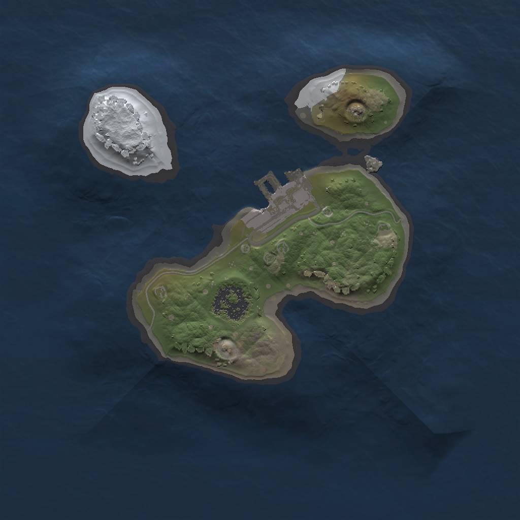 Rust Map: Procedural Map, Size: 1500, Seed: 86620638, 5 Monuments