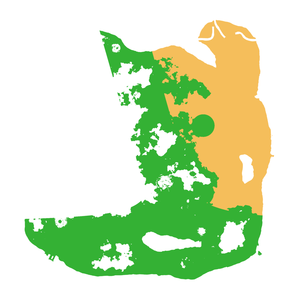Biome Rust Map: Procedural Map, Size: 3500, Seed: 2072794728