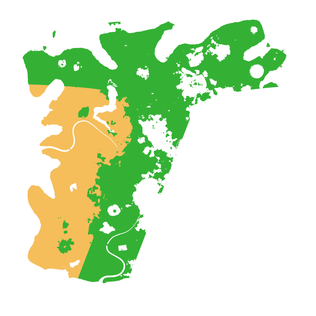 Biome Rust Map: Procedural Map, Size: 4000, Seed: 2948714