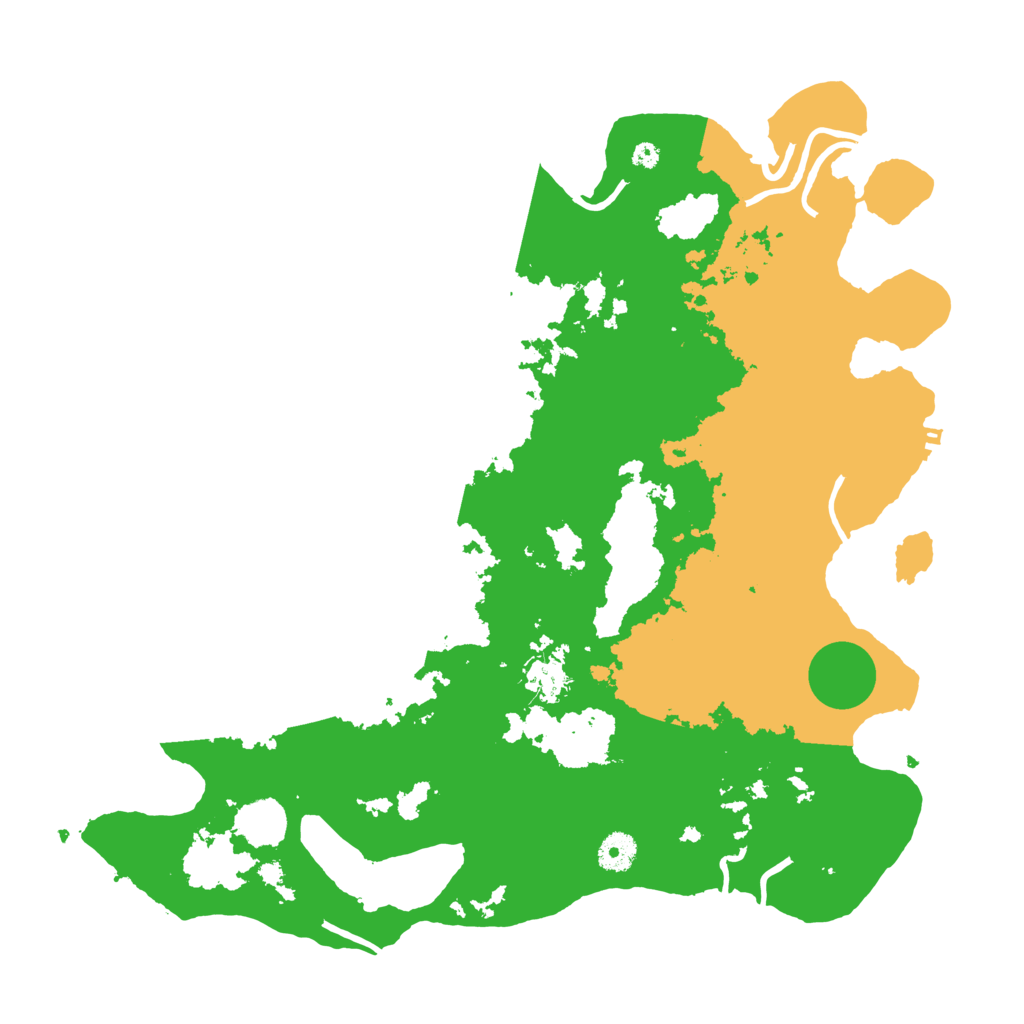 Biome Rust Map: Procedural Map, Size: 4000, Seed: 64587912