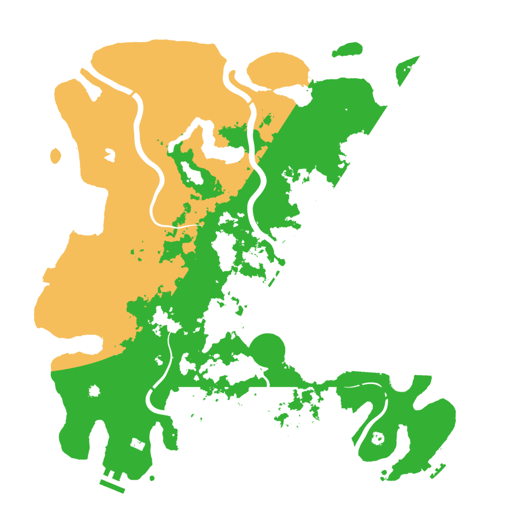 Biome Rust Map: Procedural Map, Size: 4000, Seed: 5781465