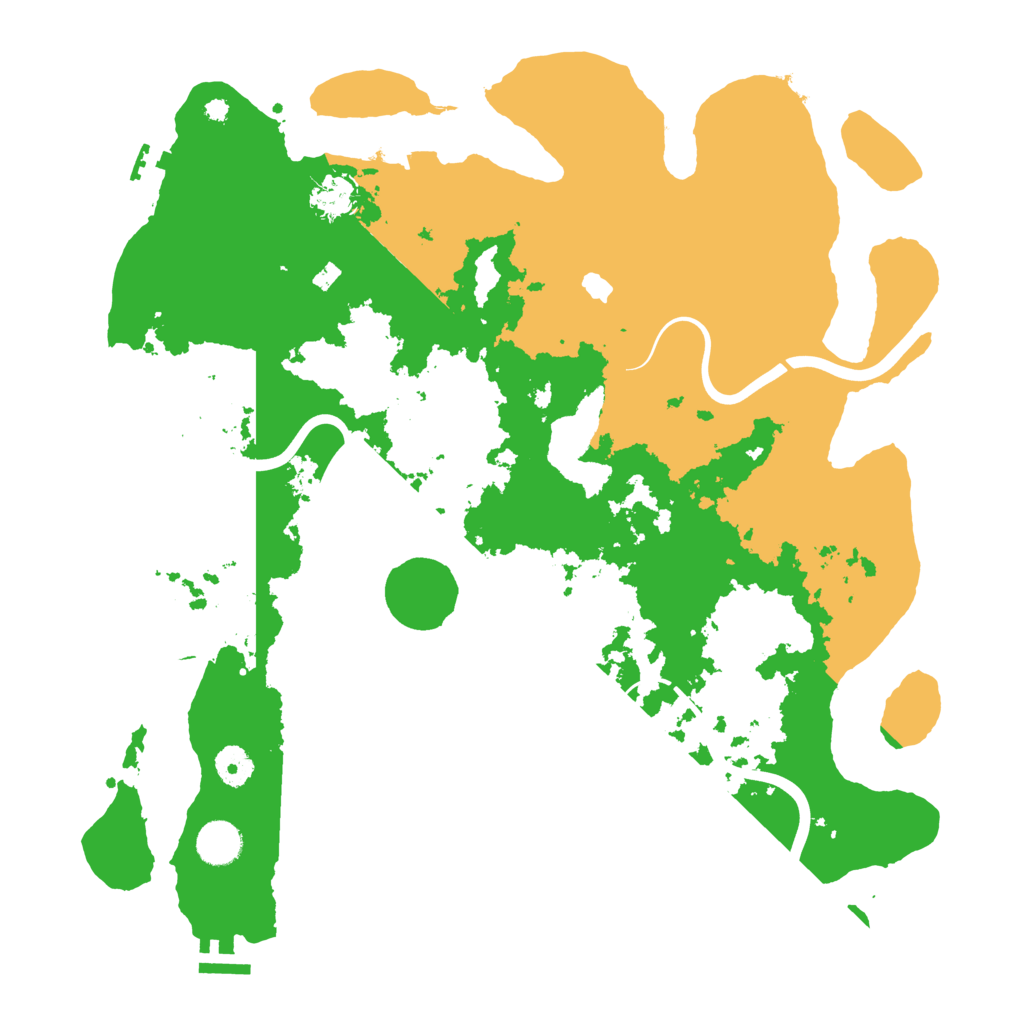 Biome Rust Map: Procedural Map, Size: 4000, Seed: 3459715
