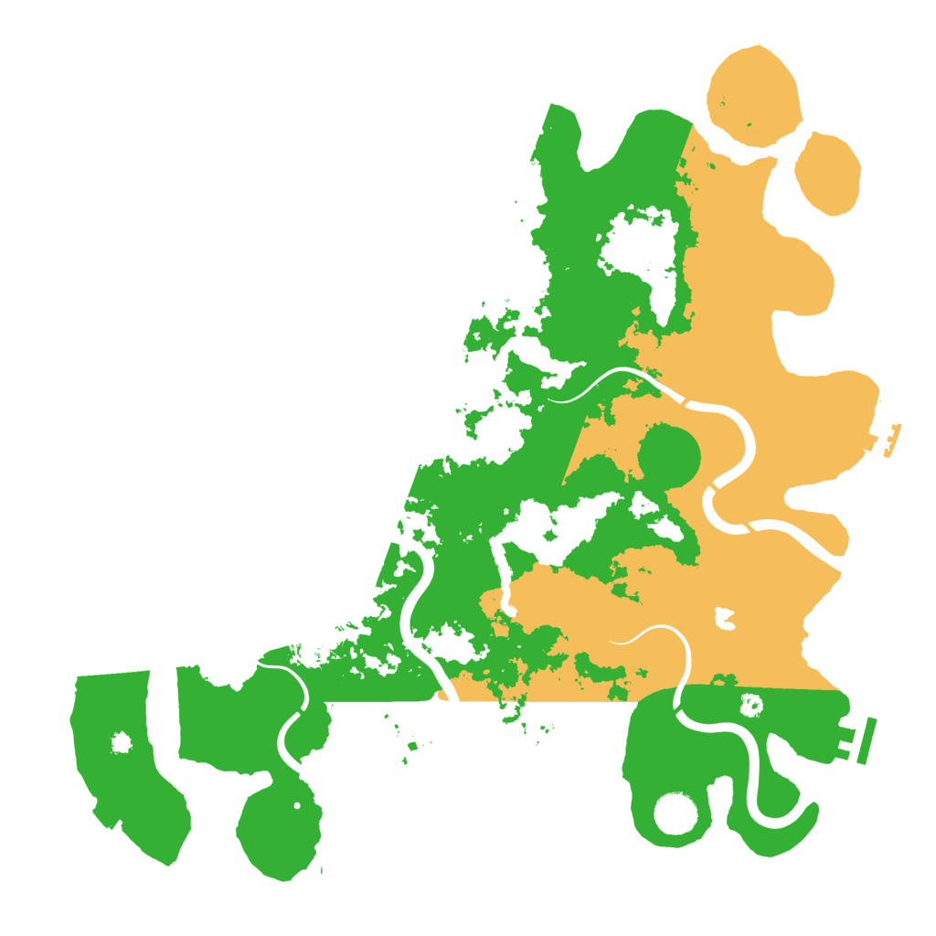 Biome Rust Map: Procedural Map, Size: 4000, Seed: 3587742