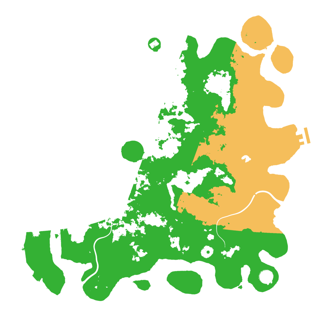 Biome Rust Map: Procedural Map, Size: 4000, Seed: 3587742