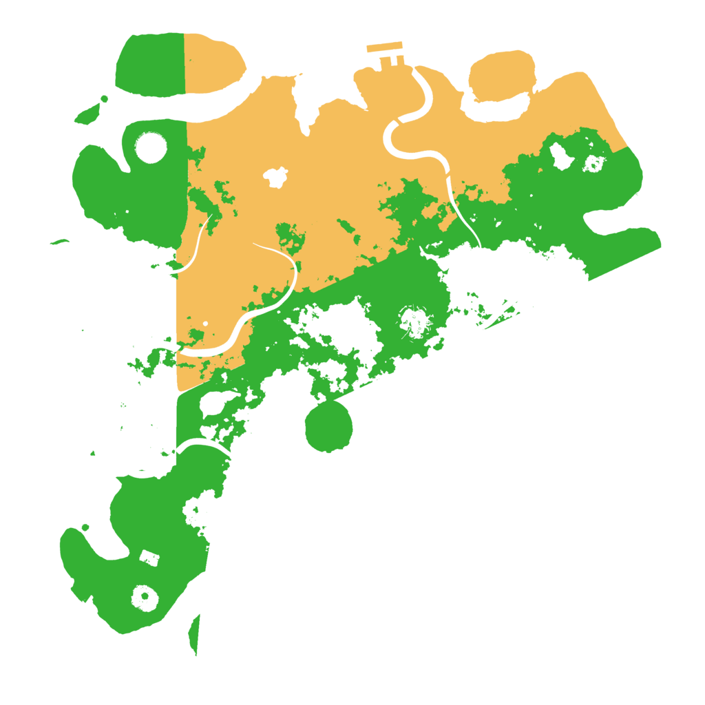 Biome Rust Map: Procedural Map, Size: 4000, Seed: 1196348981