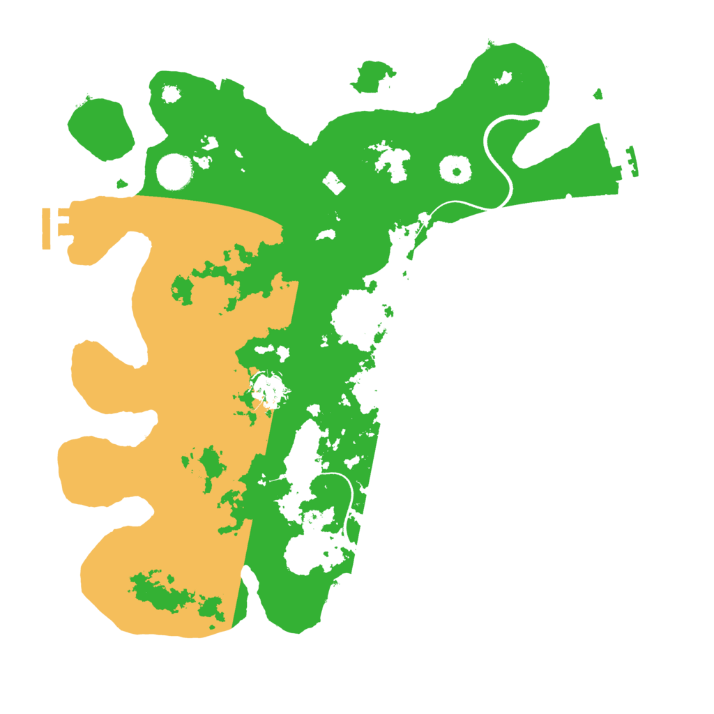 Biome Rust Map: Procedural Map, Size: 3500, Seed: 1598510435