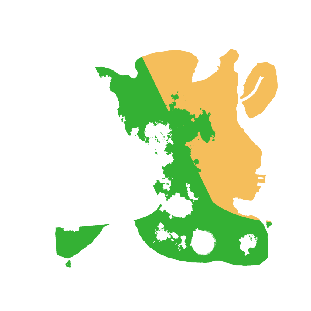 Biome Rust Map: Procedural Map, Size: 2310, Seed: 123456