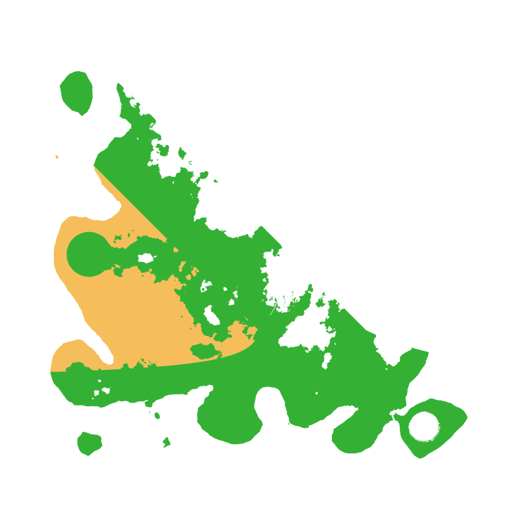 Biome Rust Map: Barren, Size: 3000, Seed: 106262965