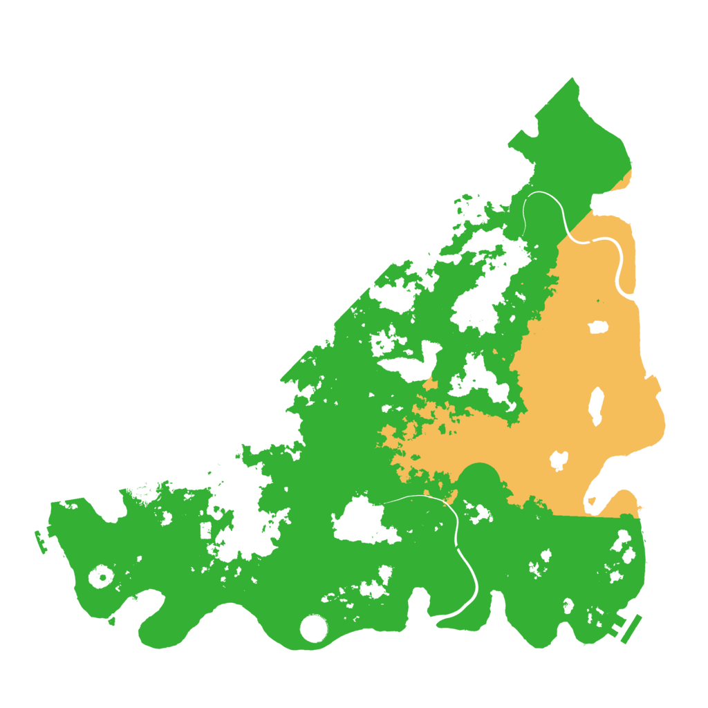 Biome Rust Map: Procedural Map, Size: 4500, Seed: 36572483