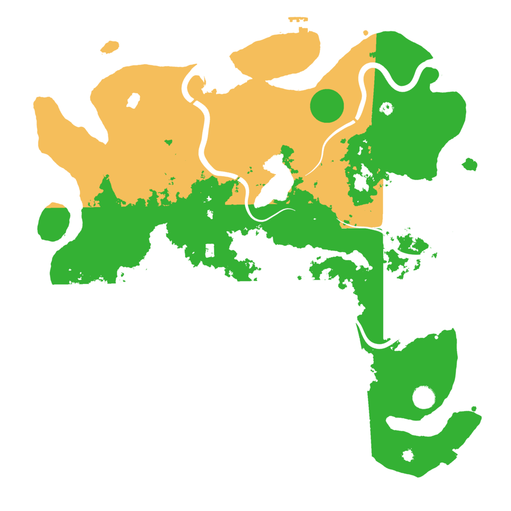 Biome Rust Map: Procedural Map, Size: 4000, Seed: 1274372873