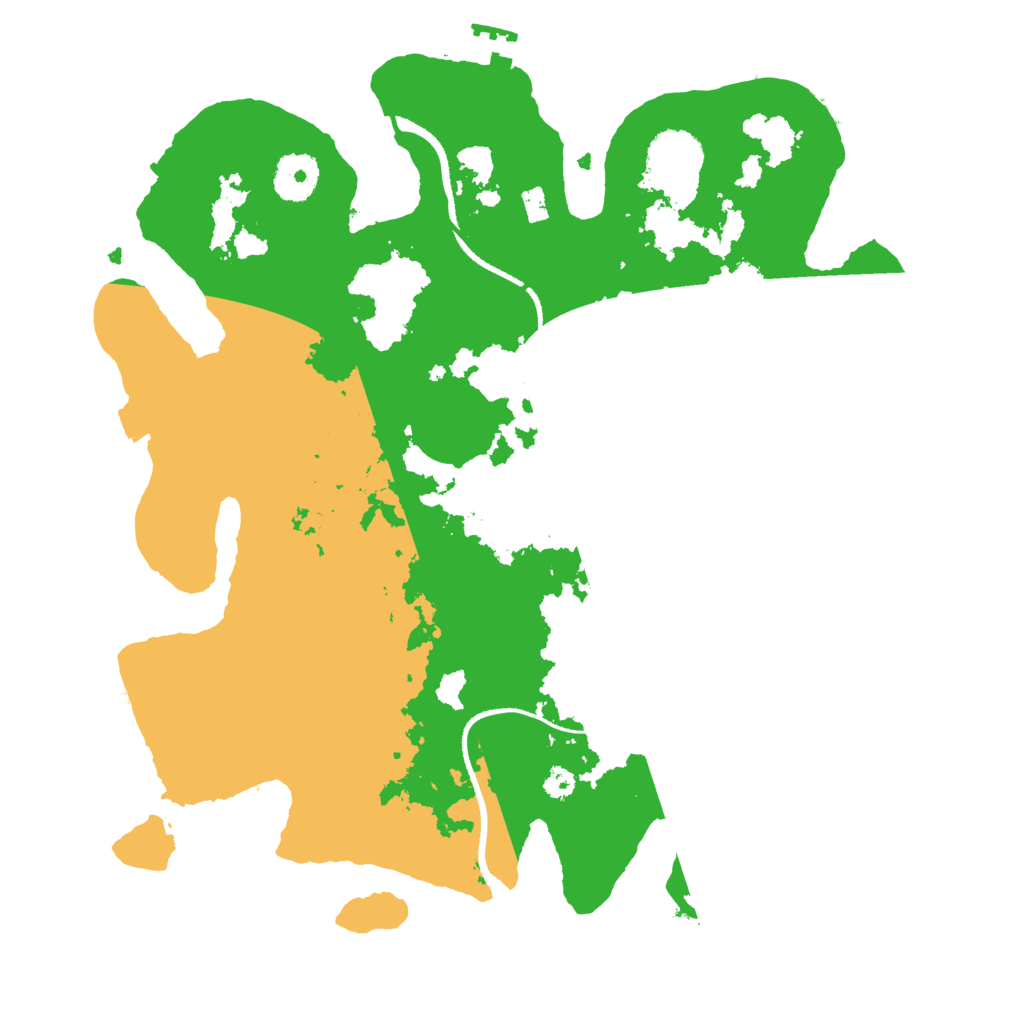 Biome Rust Map: Procedural Map, Size: 3300, Seed: 1766369235