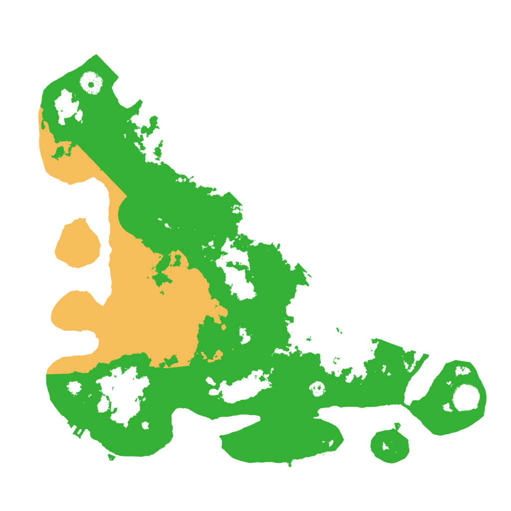Biome Rust Map: Procedural Map, Size: 3500, Seed: 601725237