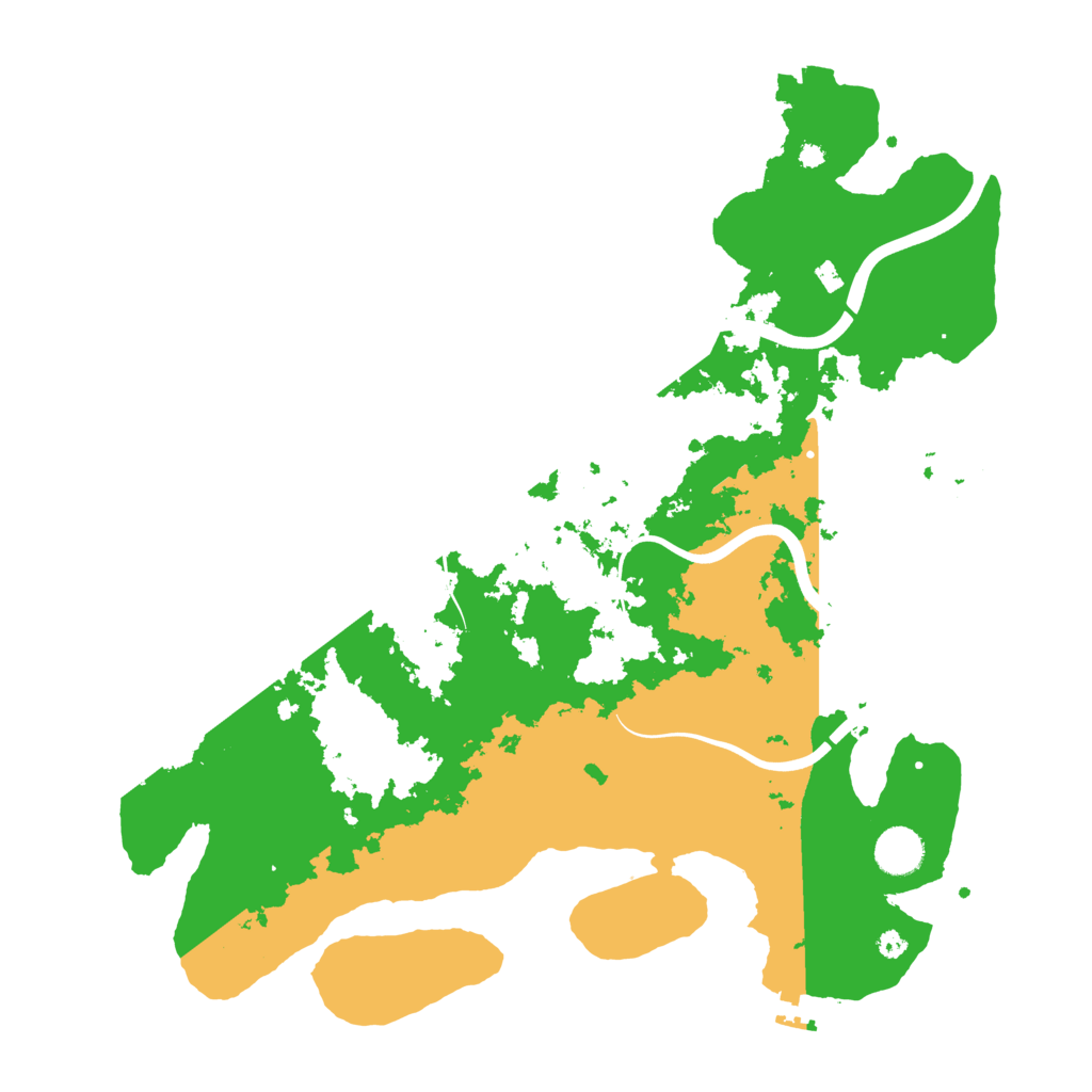 Biome Rust Map: Procedural Map, Size: 3950, Seed: 912936697