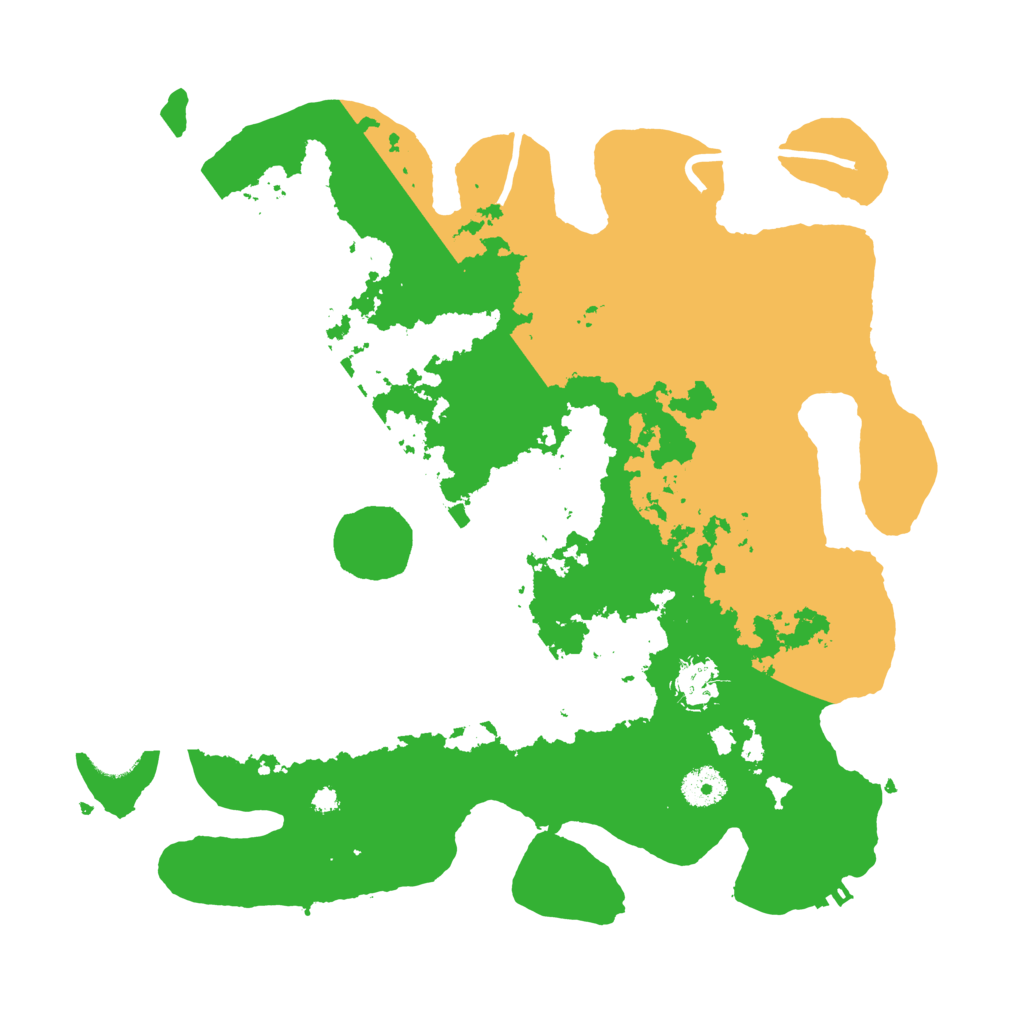 Biome Rust Map: Procedural Map, Size: 3700, Seed: 301474564