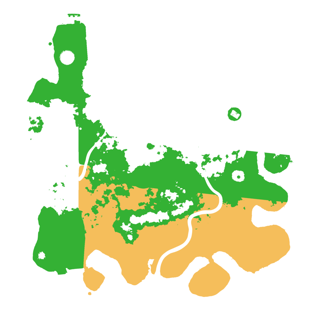 Biome Rust Map: Procedural Map, Size: 3850, Seed: 601252332