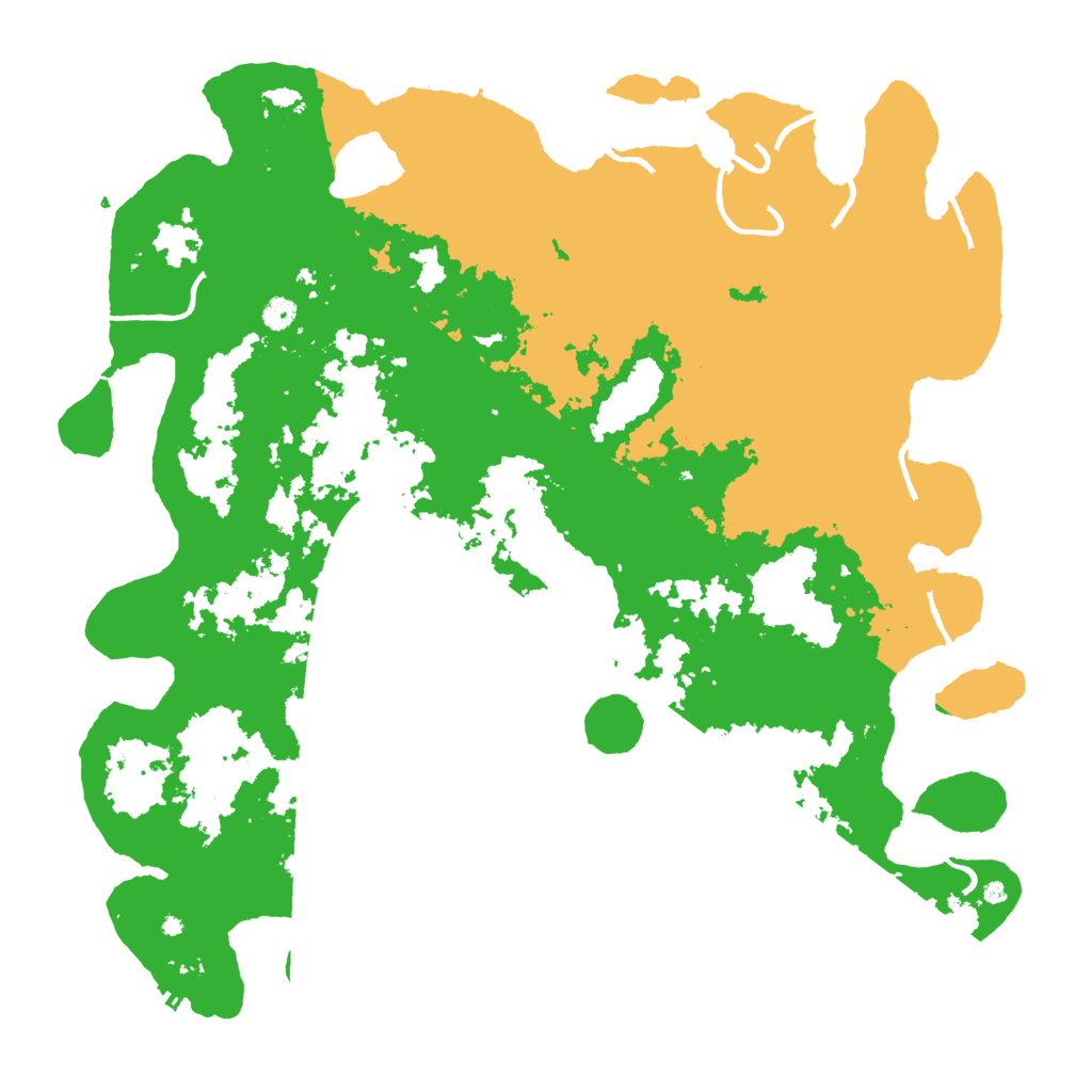 Biome Rust Map: Procedural Map, Size: 5000, Seed: 553318097