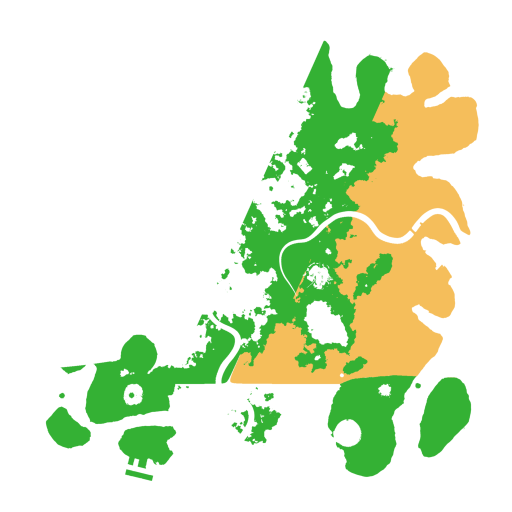 Biome Rust Map: Procedural Map, Size: 3750, Seed: 1203699516