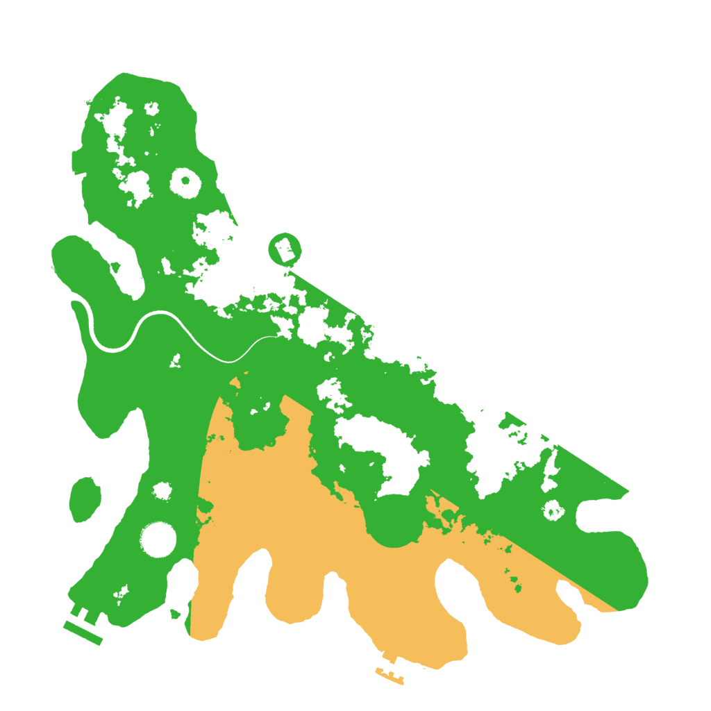 Biome Rust Map: Procedural Map, Size: 3500, Seed: 1173899111