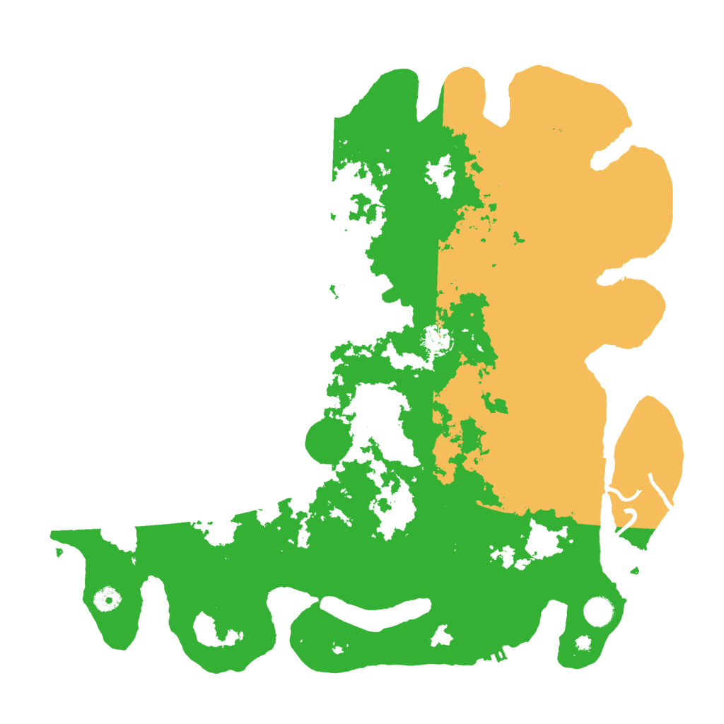 Biome Rust Map: Procedural Map, Size: 4300, Seed: 37924417