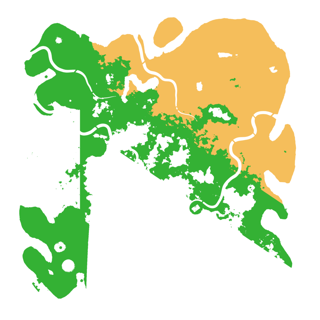 Biome Rust Map: Procedural Map, Size: 4500, Seed: 2112058022