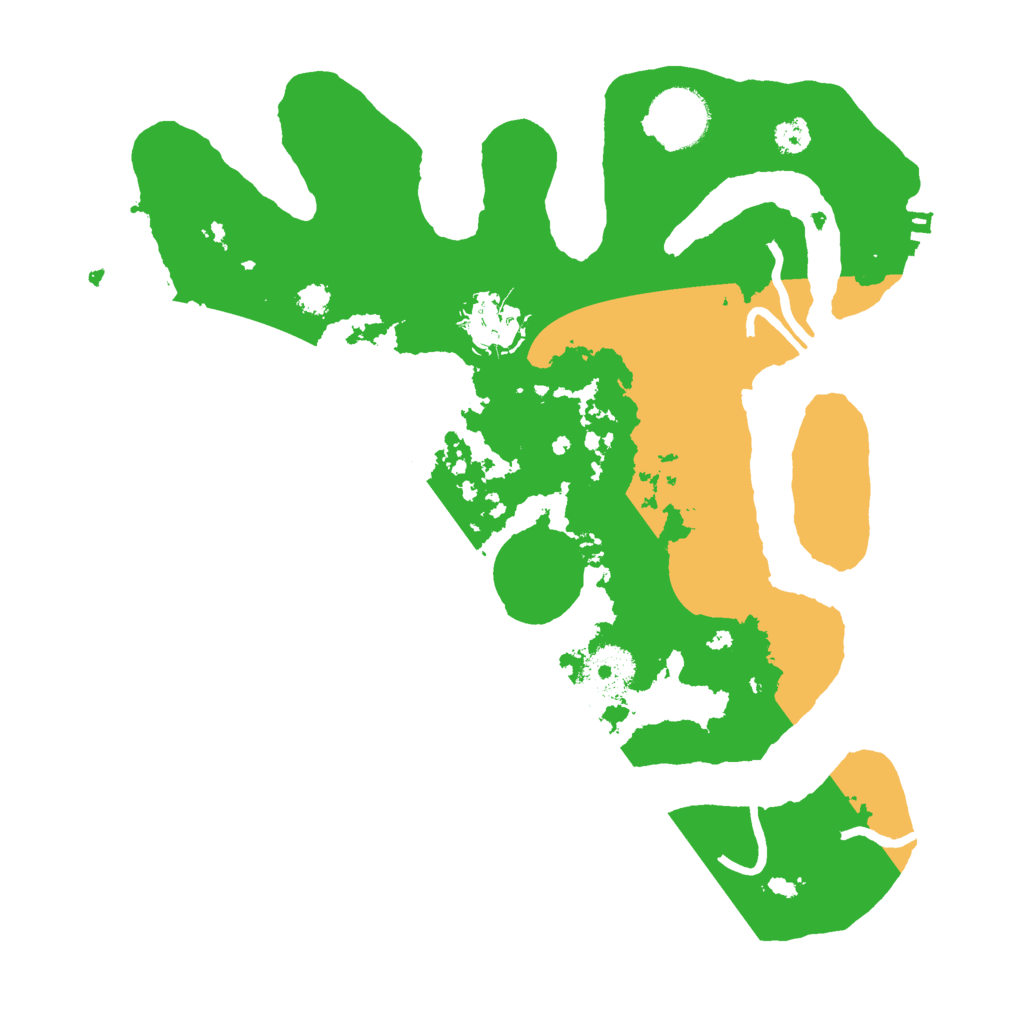 Biome Rust Map: Procedural Map, Size: 3000, Seed: 33721